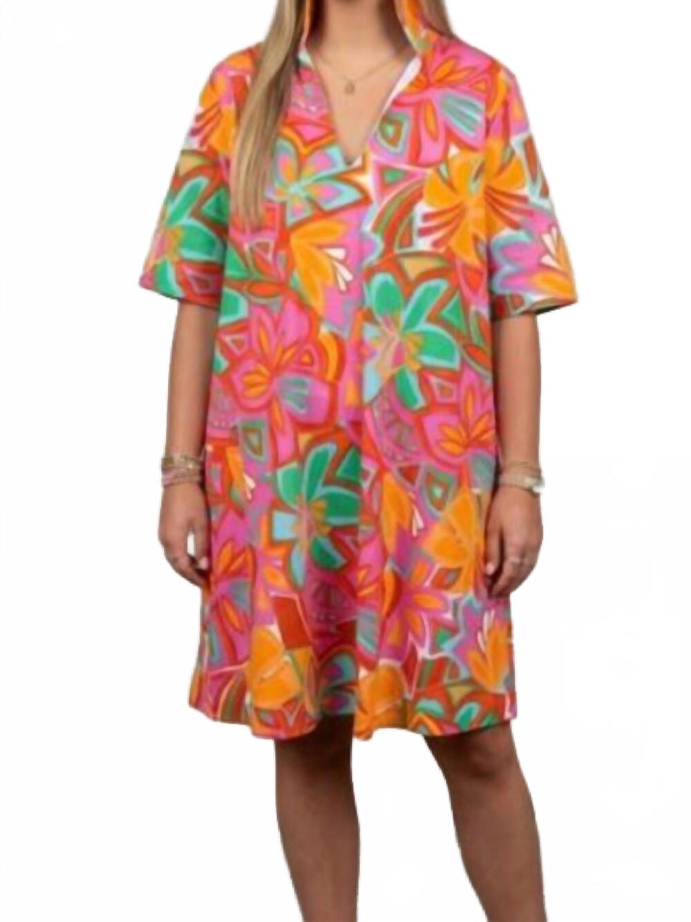 NEW ADRIENNE olivia bloom mirage dress in multi color